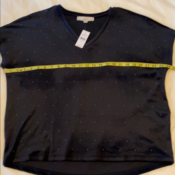 LOFT VELOUR SHORT SLEEVE TOP - Picture 10 of 15